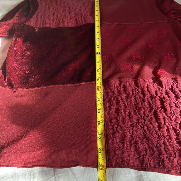 J.Jill S Stretch Patchwork Top - Picture 4 of 9